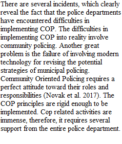 Implementing COP