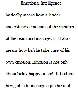 Critical Review Emotional Intelligence Assignment