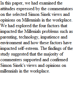 Millennials in the Workplace: Research Paper Assignment