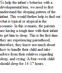 Response 5 - Sleep Challenges - Explain and Support these families.