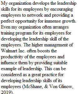 Leadership Skills Assignment