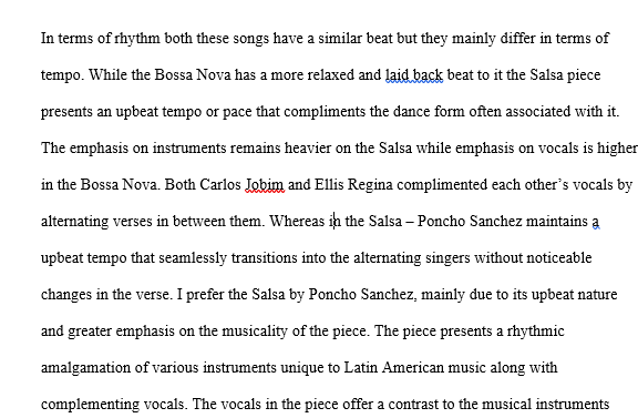 Bossa Nova vs Salsa