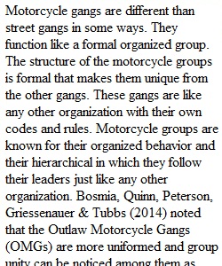 M4D1 Hierarchy of Outlaw Motorcycle Gangs