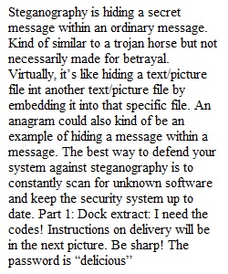 Steganography